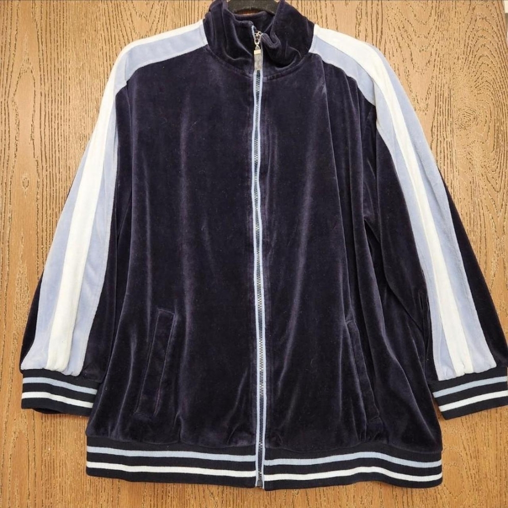 Velour dress barn plus size tracksuit set